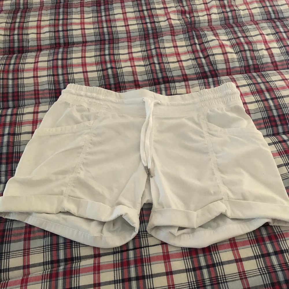 Lululemon White Shorts